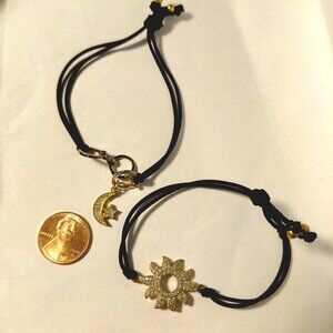 Luna Norte Crystal Hair Ties/Bracelets x2